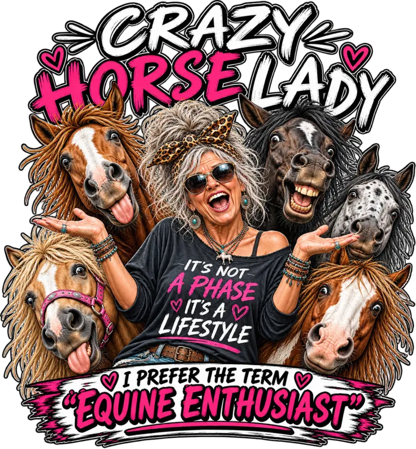 Crazy Horse Lady shirt graphic