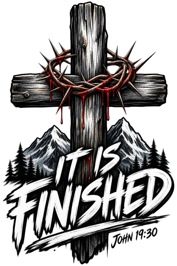 It Is Finished shirt graphic