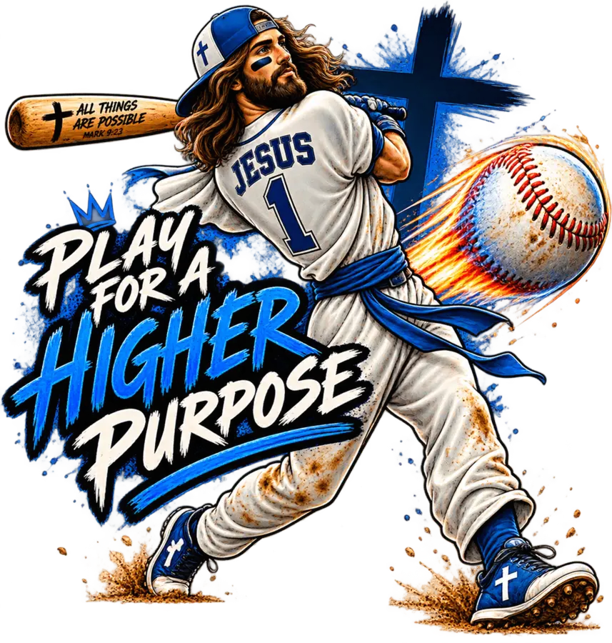 Jesus Plays for a Higher Purpose shirt graphic
