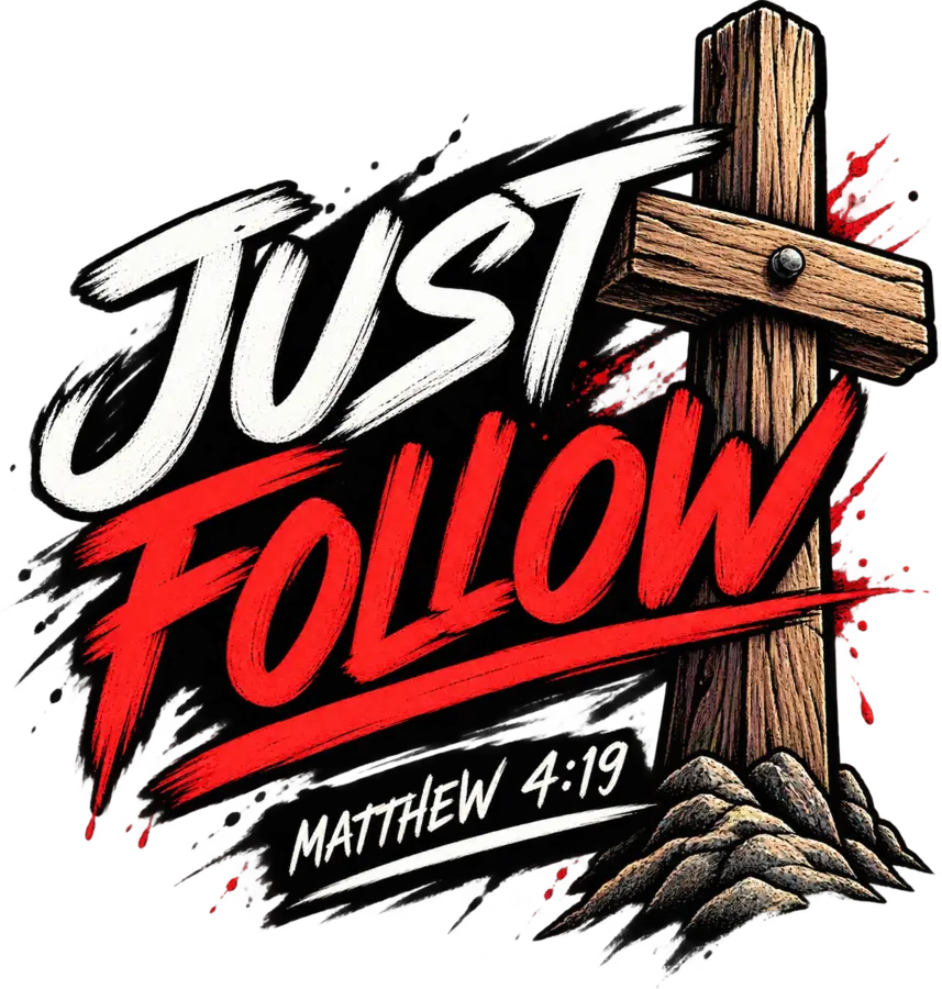 Just Follow the Cross shirt graphic