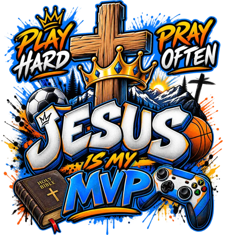 Play Hard, Pray Often shirt graphic