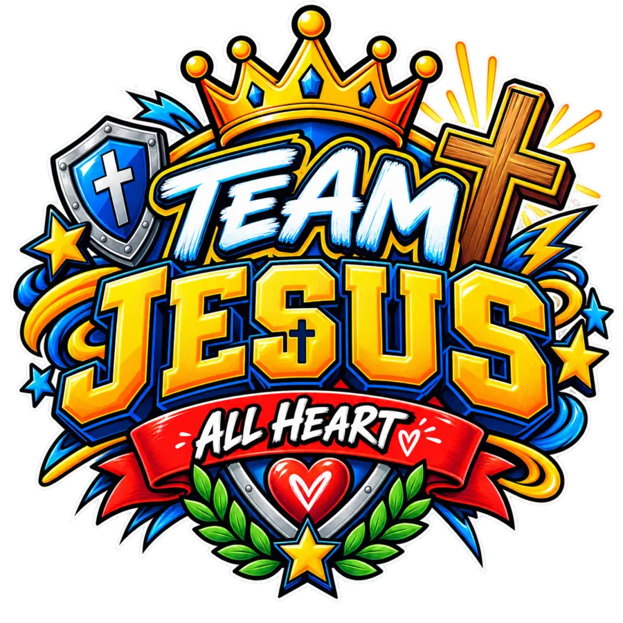 Team Jesus — All Heart shirt graphic