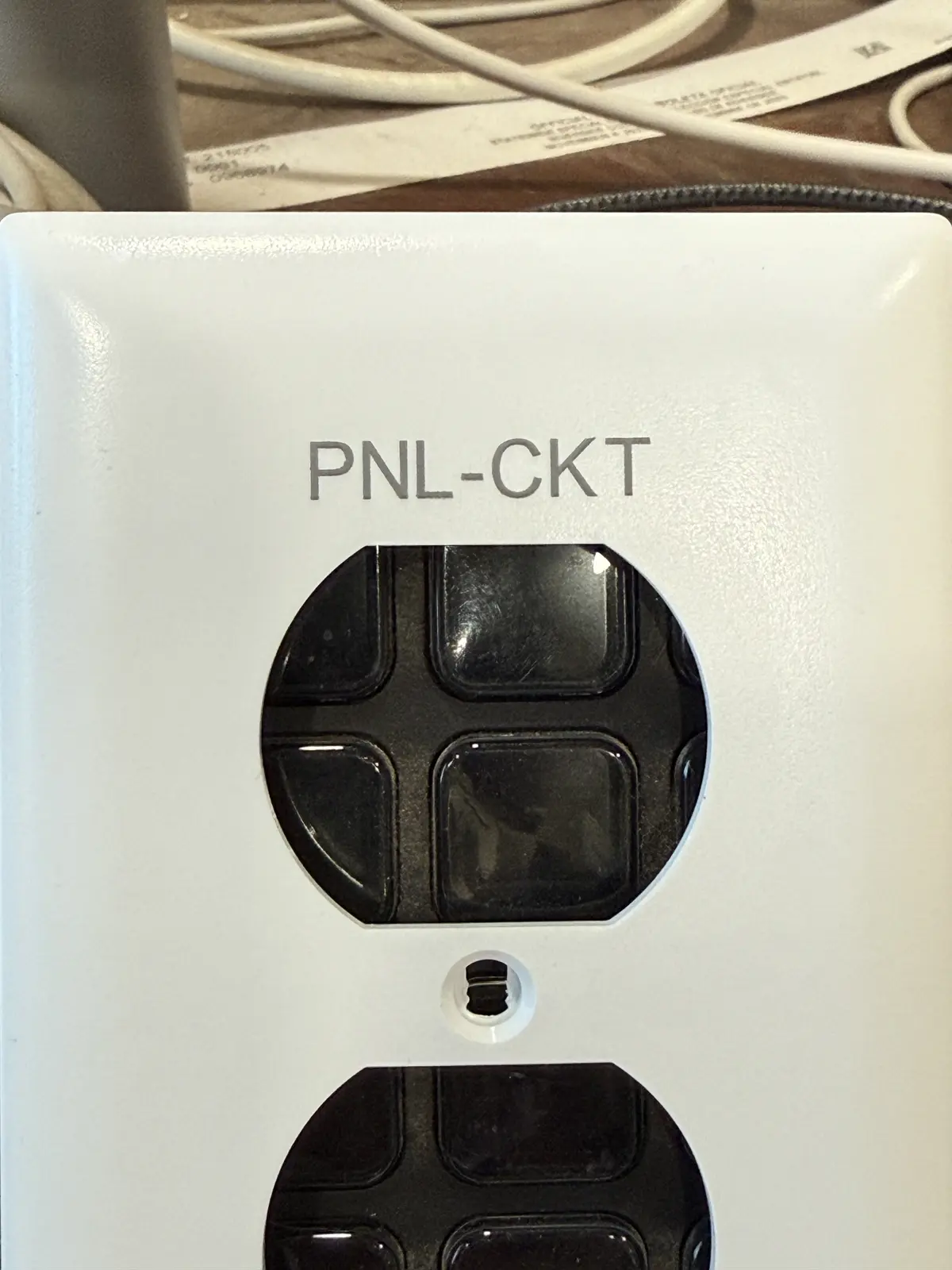 Engraved electrical device plate