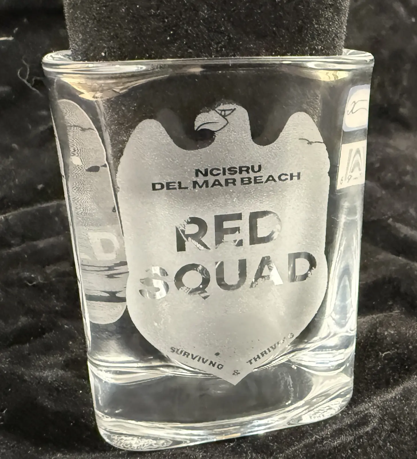 Personalized engraved shot glass
